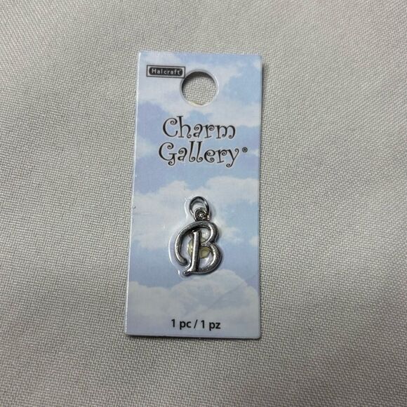 4 New Letters Halcraft Charm Gallery Pendant Jewelry Making Charms - Picture 3 of 5